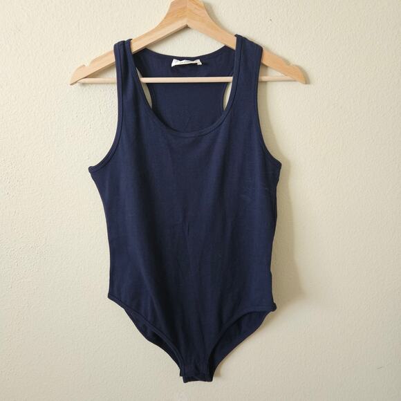 Zenana Bodysuit Navy XL - Picture 1 of 6
